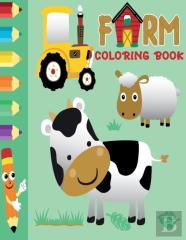 Farm Animals Coloring Book For Kids