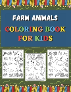 Bertrand.pt - Farm Animals Coloring Book For Kids