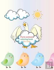 Farm Animals Coloring Book For Kids