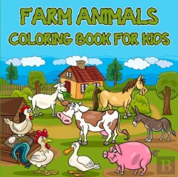 Bertrand.pt - Farm Animals Coloring Book For Kids: Eas