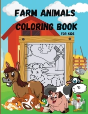Farm Animals Coloring Book For Kids