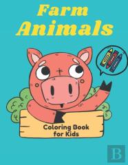 Farm Animals Coloring Book For Kids