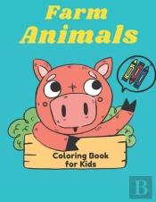 Farm Animals Coloring Book For Kids