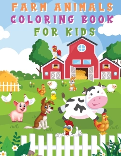 Bertrand.pt - Farm Animals Coloring Book For Kids