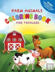 Farm Animals Coloring Book For Toddlers