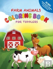 Farm Animals Coloring Book For Toddlers