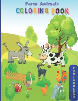 Bertrand.pt - Farm Animals Coloring Book For Toddlers
