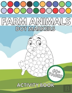 Bertrand.pt - Farm Animals Dot Markers Activity Book