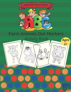 Bertrand.pt - Farm Animals Dot Markers Activity Book