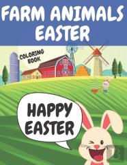 Farm Animals Easter Coloring Book