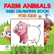 Farm Animals Grid Drawing Book For Kids