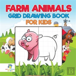 Bertrand.pt - Farm Animals Grid Drawing Book For Kids