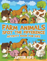 Farm Animals Spot The Difference Activity Book For Kids