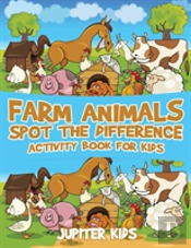 Farm Animals Spot The Difference Activity Book For Kids