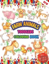 Farm Animals Toddlers Coloring Book