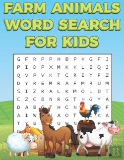 Bertrand.pt - Farm Animals Word Search For Kids