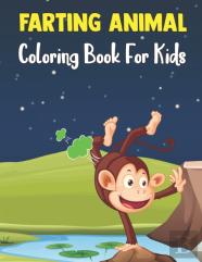 Farting Animal Coloring Book For Kids