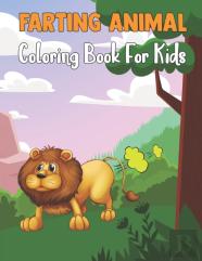Farting Animal Coloring Book For Kids