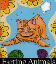 Farting Animals Coloring Book