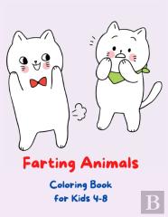 Farting Animals Coloring Book For Kids 4-8
