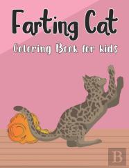 Farting Cat Coloring Book For Kids