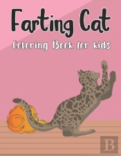 Farting Cat Coloring Book For Kids