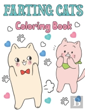 Farting Cats Coloring Book