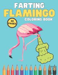 Farting Flamingo Coloring Book