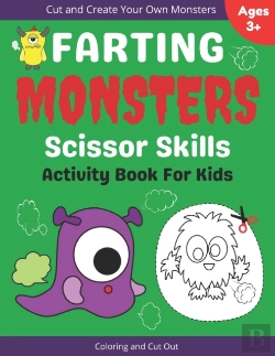 Bertrand.pt - Farting Monsters Scissor Skills Activity Book For Kids