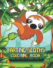 Farting Sloths Coloring Book