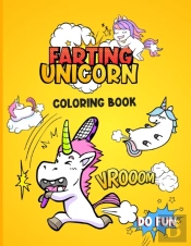 Farting Unicorn Coloring Book