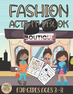Bertrand.pt - Fashion Activity Book For Girls Ages 3-8