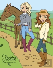 Fashion Coloring Book For Girls 1   2