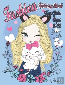 Bertrand.pt - Fashion Coloring Book For Girls Ages 8-12