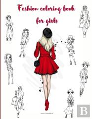 Fashion Coloring Book For Girls