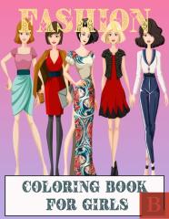 Fashion Coloring Book For Girls