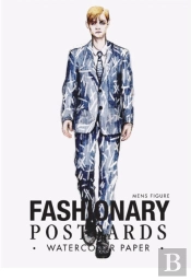 Fashionary Watercolor Postcards (Mens Figure Templates)