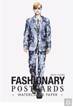 Bertrand.pt - Fashionary Watercolor Postcards (Mens Figure Templates)
