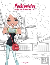 Fashionistas Coloring Book For Grown-Ups 1 & 2