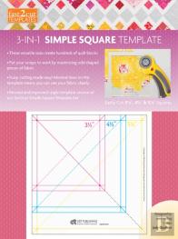 Fast2cut 3-In-1 Simple Square Template