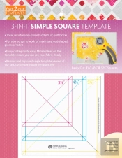 Fast2cut 3-In-1 Simple Square Template