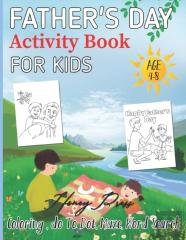 Father'S Day Activity Book For Kids Ages 4-8