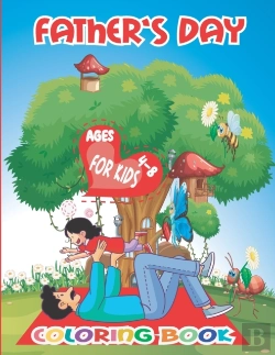 Bertrand.pt - Father'S Day Coloring Book For Kids 4-8