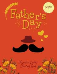 Father'S Day Mandala Quotes Coloring Book