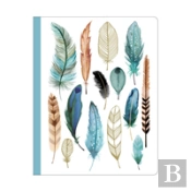 Feathers Deluxe Spiral Notebook