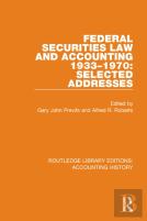 Federal Securities Law And Accounting 1933-1970: Selected Addresses