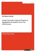 Female Secondary Stipend Program In Bangladesh