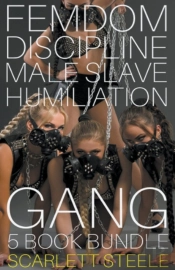Femdom Discipline Male Slave Humiliation Gang - 5 Book Bundle