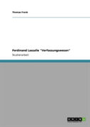 Ferdinand Lassalle ''Verfassungswesen''