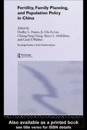 Fertility, Family Planning And Population Policy In China
